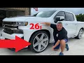 Upgrade to 26 rims on a New Silverado tips and tricks