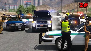 الشرطة تتعاون مع راعي الشاص القديم لأمساك راعي الشاص الأسود لكن راعي الشاص يتحداهم بذكاء 2 GTA 5 