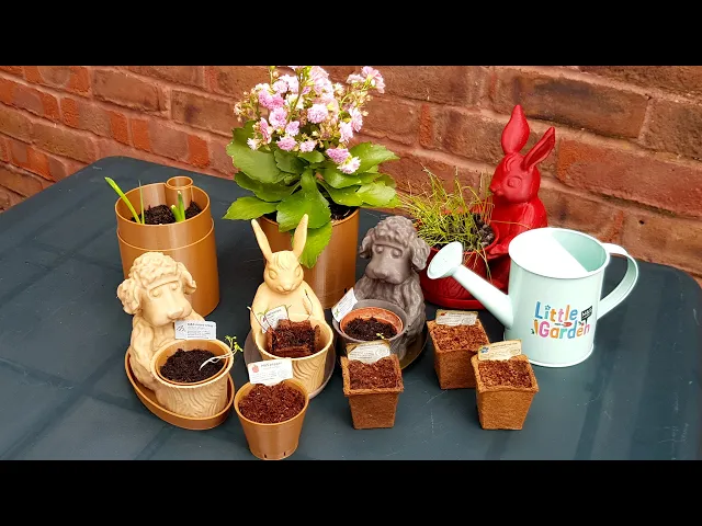 Easter Bunny - Toy Pot Planter video thumbnail