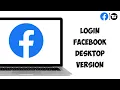 How to Login Facebook Desktop Version