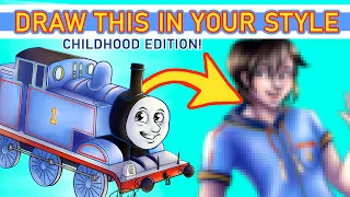 DRAW THIS IN YOUR STYLE - THOMAS THE TANK ENGINE