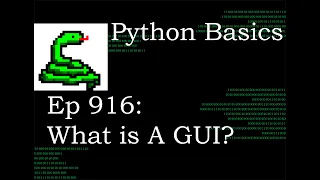 Python Basics Tutorial What is a GUI Digital Clock Series