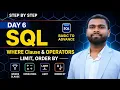 Day 6 Learn SQL WHERE Clause Operators LIMIT ORDER BY with Examples