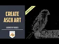 Create ASCII art using geometry nodes BLENDER 3 0