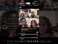 Cj so cool Chris sails Ti and Carmen live on TikTok being messy
