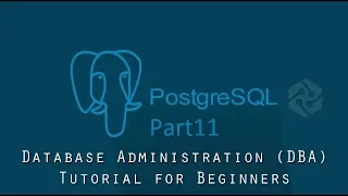 PostgreSQL DBA Tutorial for Beginners Part11