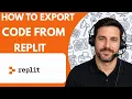 How to Export Code from Replit Full Guide 2026
