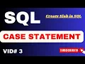 SQL Case Statement How to Use Case Statement in SQL SQL Tutorial in Hindi