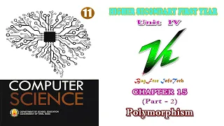 Chapter 15 Part 2 Polymorphism 11th Computer Science TN Board