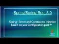 Spring Setter Injection Example Based On Java Configuration part