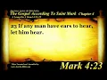 The Gospel of Mark Chapter 4 - Bible Book 41