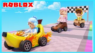 Bang Boy Dan Caca Balapan Pakai Mobil Lucu Di Roblox Ft@Shasyaalala