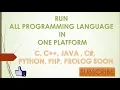How to Run Programming Online C C JAVA C PYTHON PHP PROLOG RUBY PERL Hindi