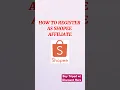 Shopee Affiliate Program Step by Step Registration Tutorial Earn Extra Income Online Thru Commission