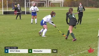 Field Hockey D3 Quarter-Final U vs Montpelier 2020