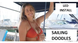installing LED Cockpit Lights – Boat Maintenance Monday 02 – Sailing Doodles