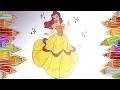Disney Princess Belle Coloring Book Pages Colouring Pages for Kids