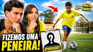 FIZ UMA PENEIRA COM O IRMÃO DO ENDRICK! *ele é bom?