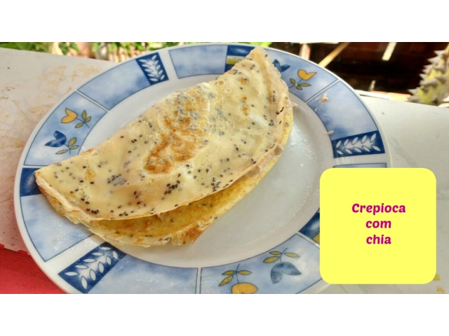 CREPIOCA COM CHIA