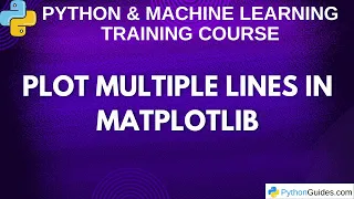 Plot Multiple Lines in Matplotlib