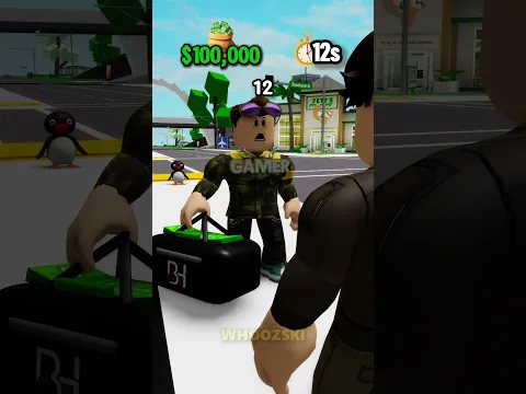 His $100,000 Was About to Disappear! 😱 #roblox #mlbb #brookhaven