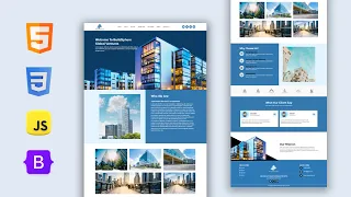 How to Build a Responsive Real Estate Website with HTML CSS JavaScript Step-by-Step Tutorial