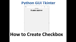 Checkbox in Tkinter Python Tkinter GUI Tutorial part7