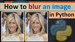 How to blur an image in Python