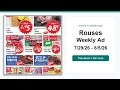 Rouses Weekly Ad 26 - 26 Top 10 Deals