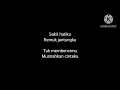 Download Lagu Andra and the BackBone - Musnah (lirik) 