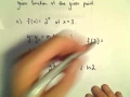 Finding a Linear Approximation Linearization Tangent Line Approx Another Ex 1