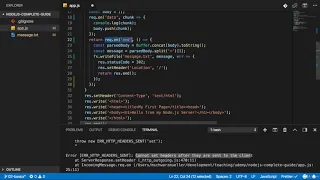 Blocking and Non-Blocking Code in NodeJs JavaScriptFrameWork