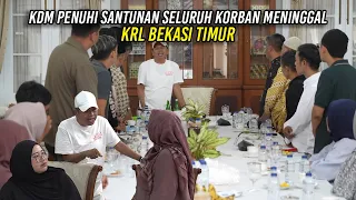 KDM PENUHI SANTUNAN SELURUH KELUARGA K0RB4N MEN1NGG4L KRL BEKASI TIMUR