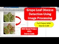 Grape Leaf Disease Detection Using Image Processing Code Leaf Disease Detection Using Matlab Code