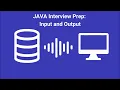 Java Interview Prep Input and Output - AI-Generated Podcast