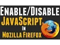 How to JavaScript in Firefox 2017
