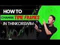 How To Change Time Frames in Thinkorswim Beginner Tutorial