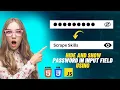 How To Hide And Show Password in input field On Website Using HTML CSS JavaScript Password Toggle