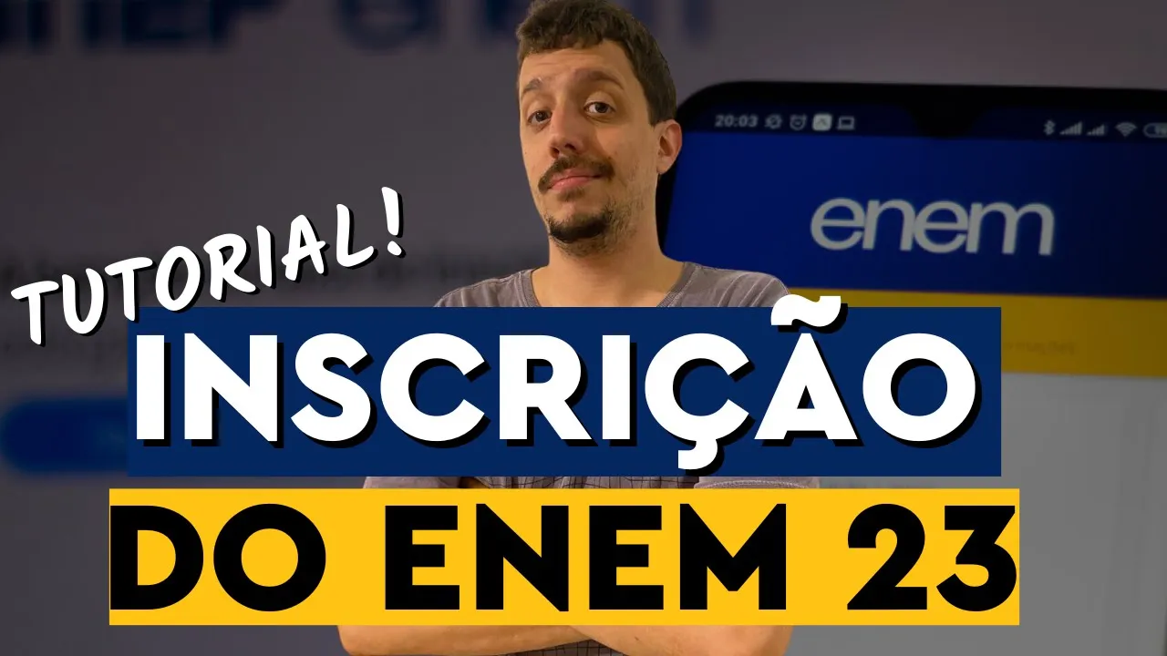 COMO SE INSCREVER NO ENEM 2023! (passo a passo!) // TUTORIAL COMPLETO!