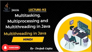 Core Java part112 Multithreading in Java Multitasking Multiprocessing Multithreading in Java