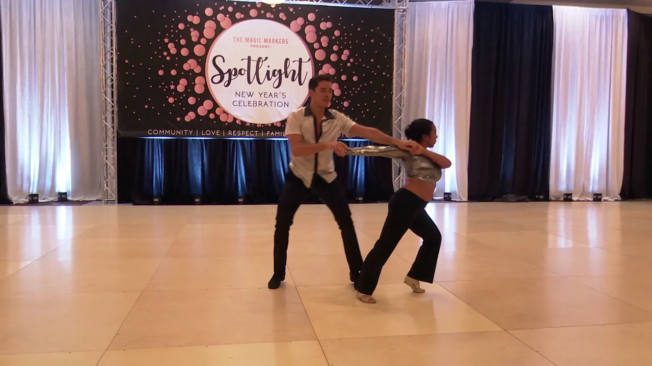 Spotlight New Years 2019 2020 Pro Am Open Routine Nigelle Ferrer with Jesse Lopez