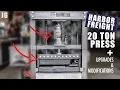 Harbor Freight 20 ton Press Upgrades Modifications JIMBO S GARAGE