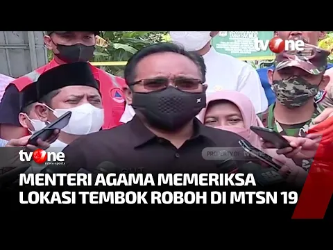 Yaqut Cholil Qoumas akan Investigasi Tembok Sekolah Roboh