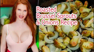 Roasted Brussel Sprouts And Onions Recipe How to Make Ruby Day Cooking