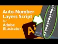 How to Auto-Number Layers in Adobe Illustrator Free Script Tutorial