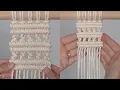 DIY Macrame - Geometric Pattern Using Double Half Hitch Knots