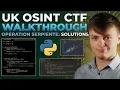 Using Python for OSINT Guide - Week 7 CTF Walkthrough
