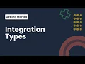 - Data Integration Types