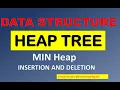 MIN Heap Insertion and Deletion Heap Tree Insertion and Deletion with Example Data Structure