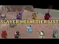 Slayer helm TIER LIST showcase 2023 - OSRS